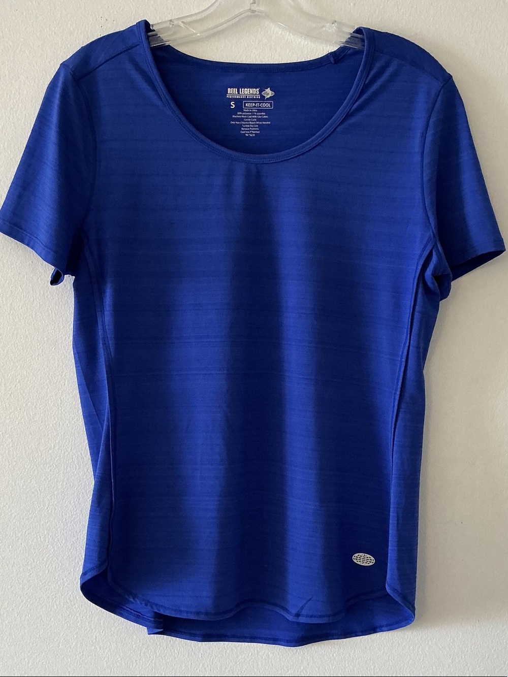 Reel Legends Tee Shirt Blue Sz S